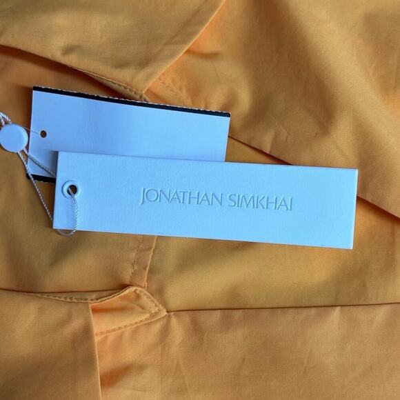 NWT | Jonathan Sinkhai | Aulora Cutout Poplin Mini Dress | Zinnia | Medium - Picture 13 of 16